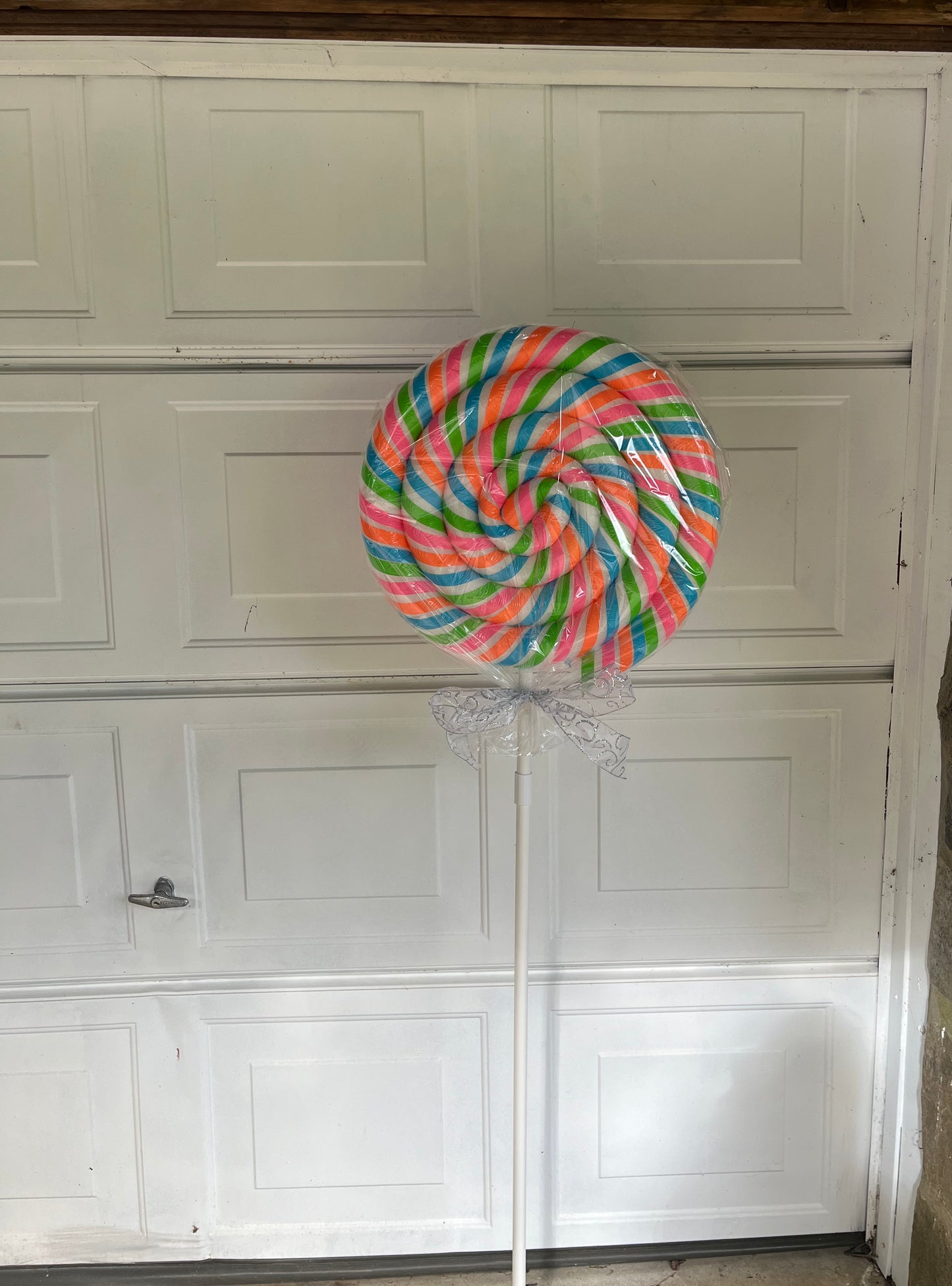 Set of 5 Candy Props (Neon Multicolored and white)